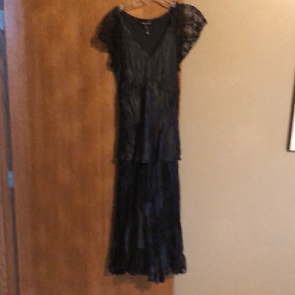 NWT Beautiful Black Lace Cocktail Dress 14